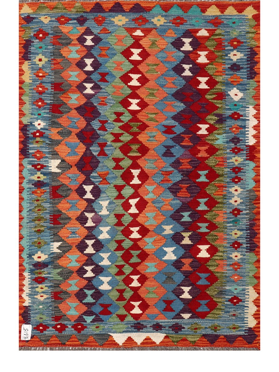 Maimana Afghanistan Kilim Rug - 143 x98 cm-0