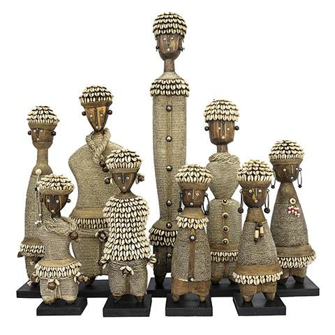 Beaded Namji Doll Silver Family 01