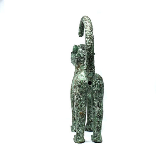 Large Benin Bronze Leopard 01