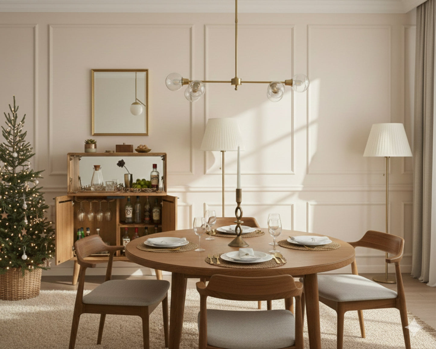 Cessna Gold Candle Holder Irregular Shape