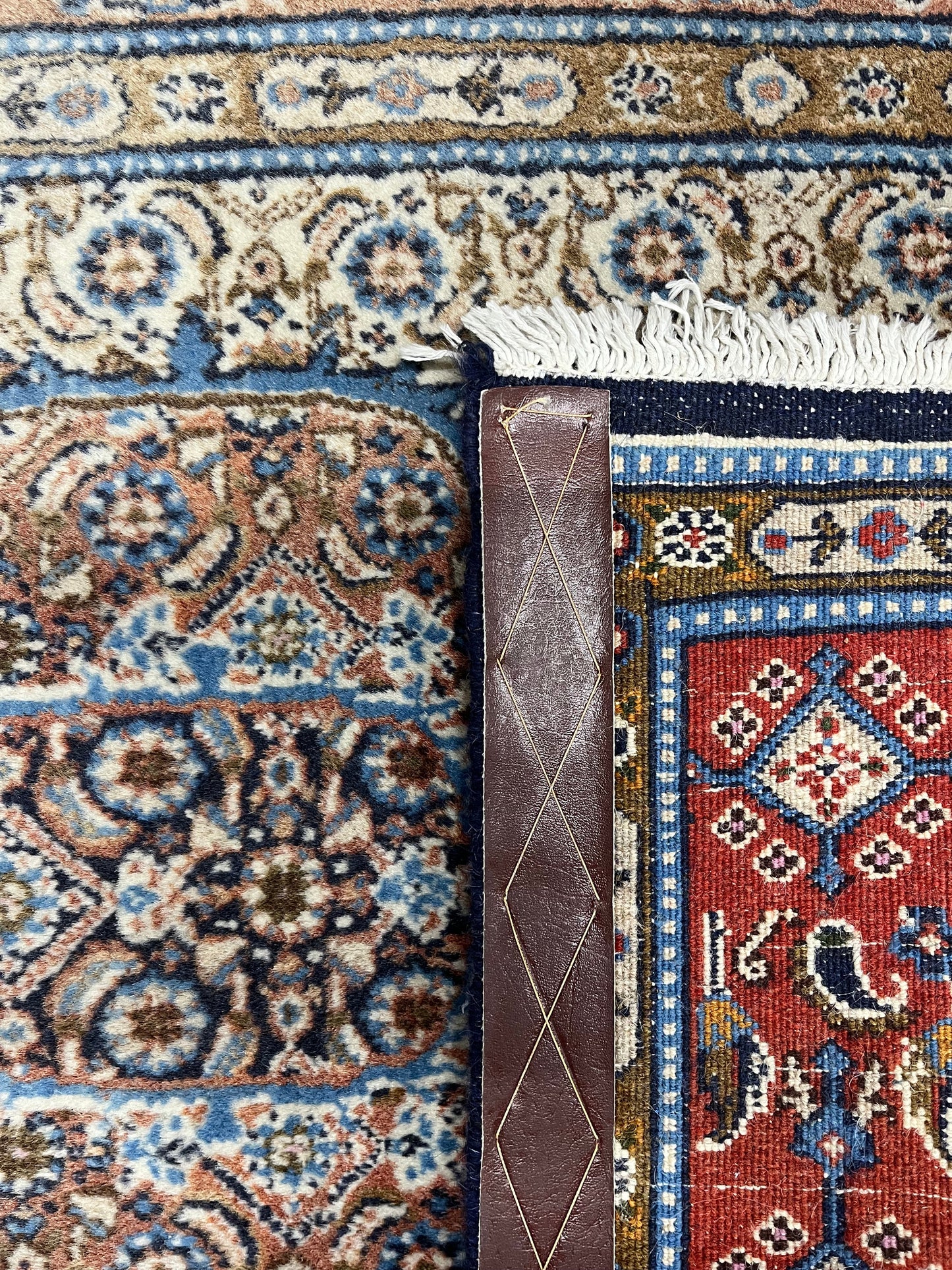 Moud Persian Vintage Hand Knotted Wool Rug - 120 x 80 cm