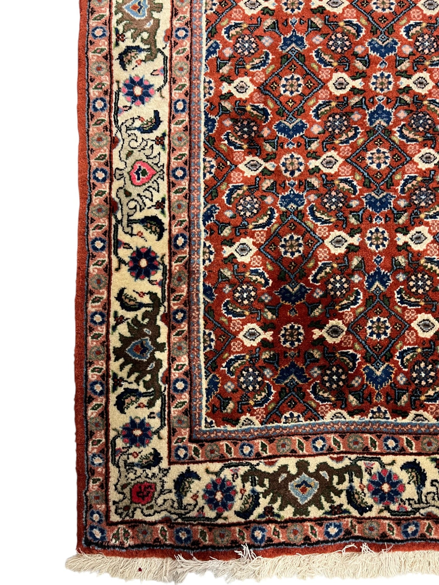 Bidjar Persian Vintage Hand Knotted Wool Rug - 185 x 100 cm