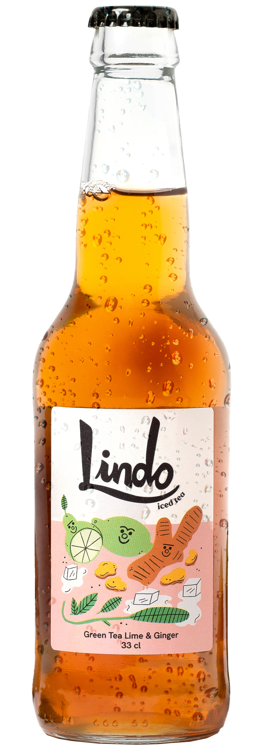 Té verde con lima y jengibre