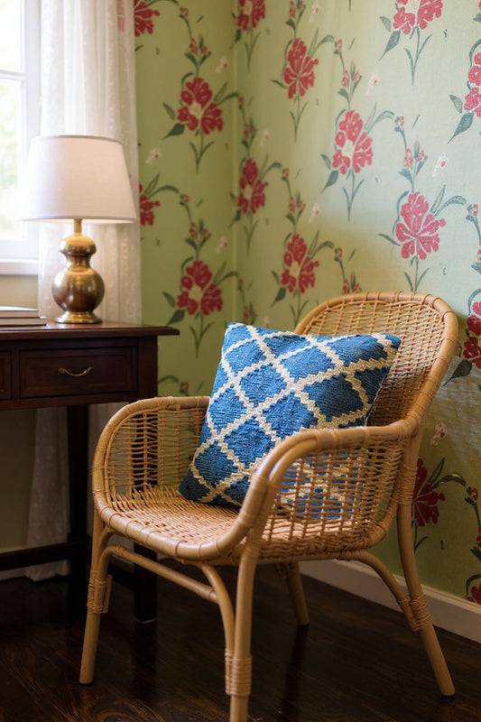 Ikat Kilim Cushion Cover - 45 x 45 cm