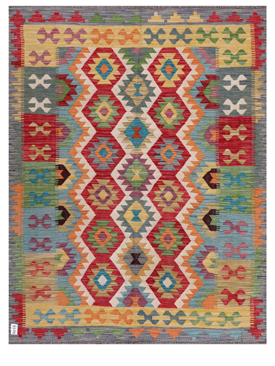 Maimana Afghanistan Kilim Rug - 200 x156 cm