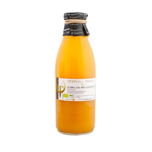 Jugo de melocotón orgánico