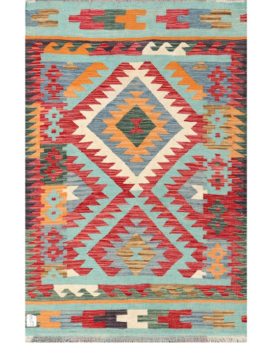 Maimana Afghanistan Kilim Rug - 157 x101 cm