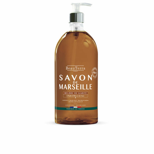 Liquid Soap Beauterra Savon de Marseille 1 L Shea Butter-0
