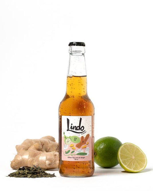 Té verde con lima y jengibre