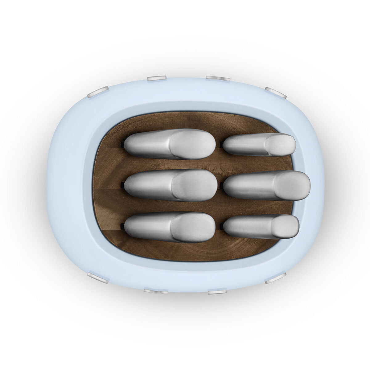 Set of Kitchen Knives and Stand Smeg KBSF02PB