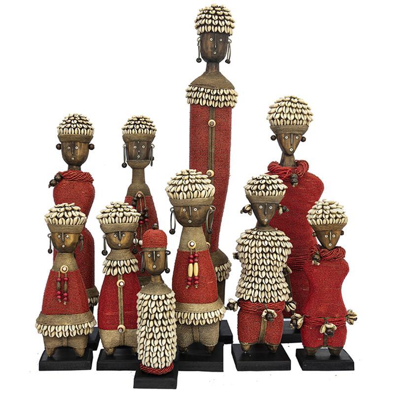 Beaded Namji Doll Red Family 01