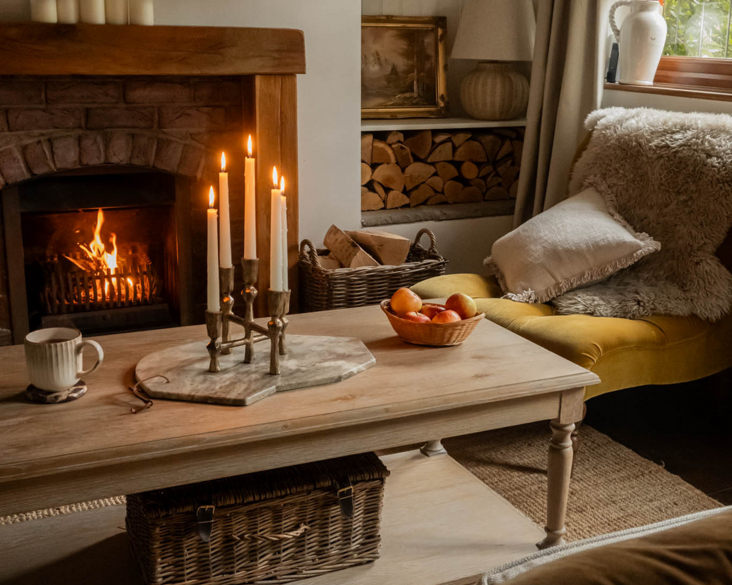 Anya Rustic Iron Candelabra