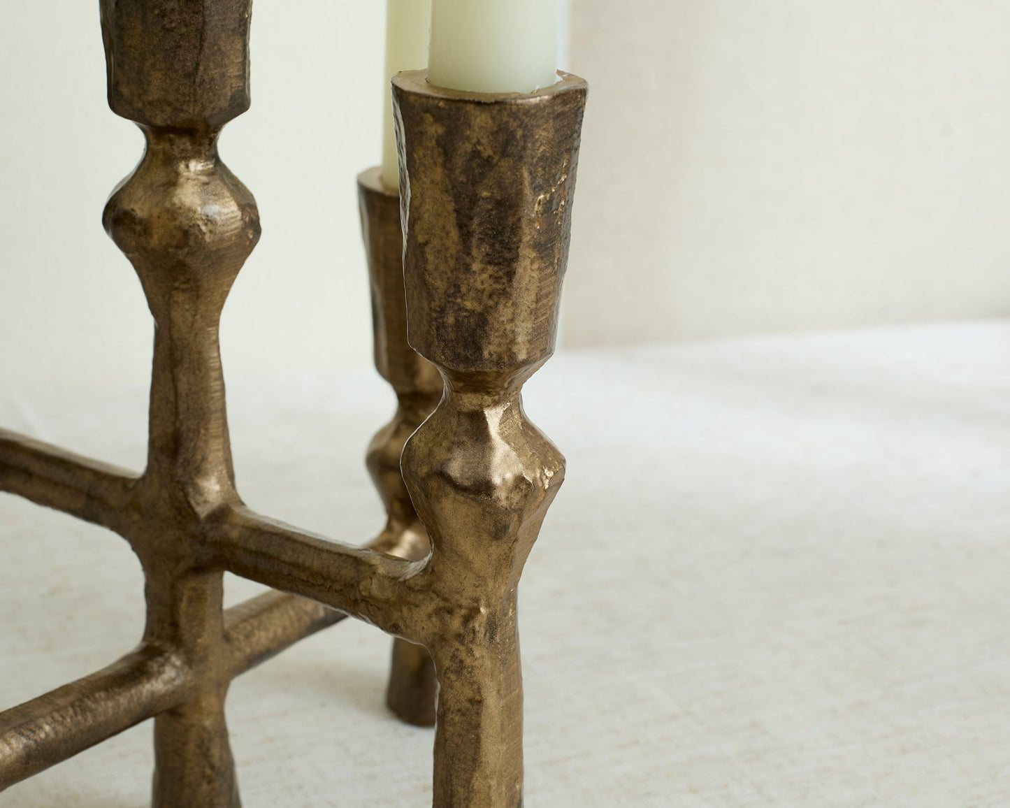 Anya Rustic Iron Candelabra