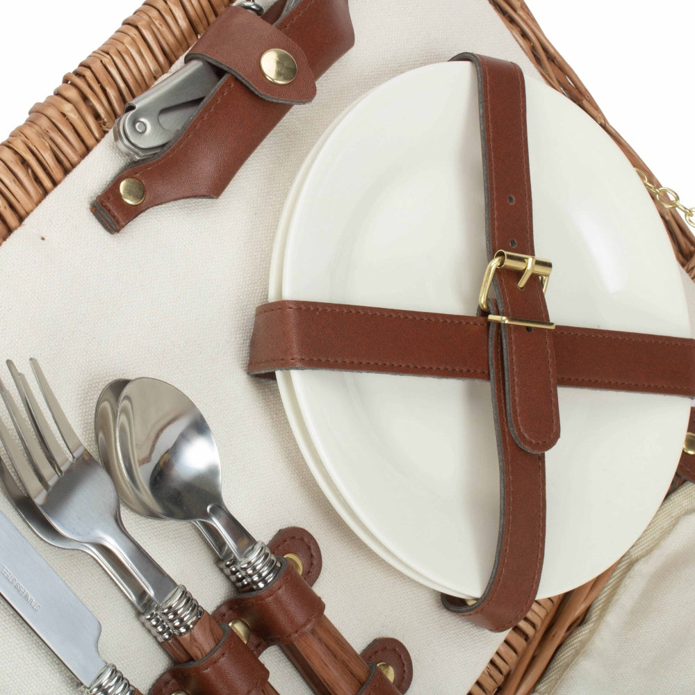 Panier de pique-nique classique en osier