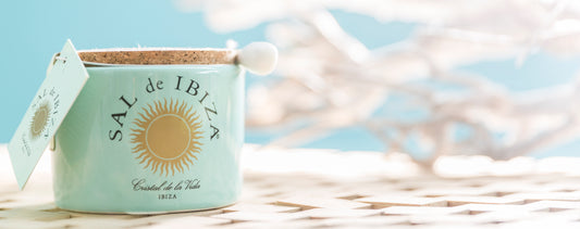 "Flor de sal" from Ibiza ,Ceramic Jar