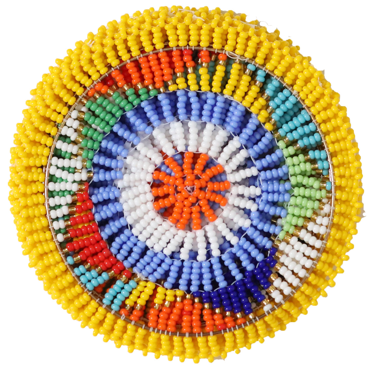 Beaded Coasters Set of Six | Made by Zimbabwean Artisans-5