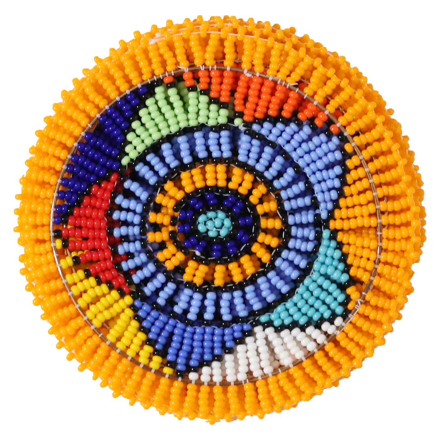 Beaded Coasters Set of Six | Made by Zimbabwean Artisans-6