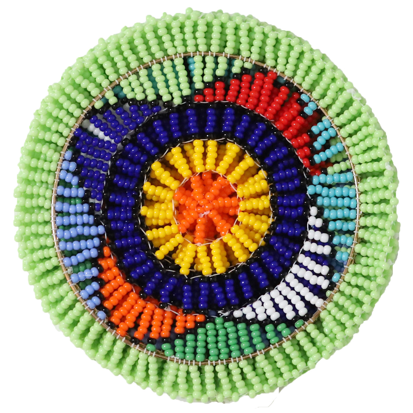 Beaded Coasters Set of Six | Made by Zimbabwean Artisans-12