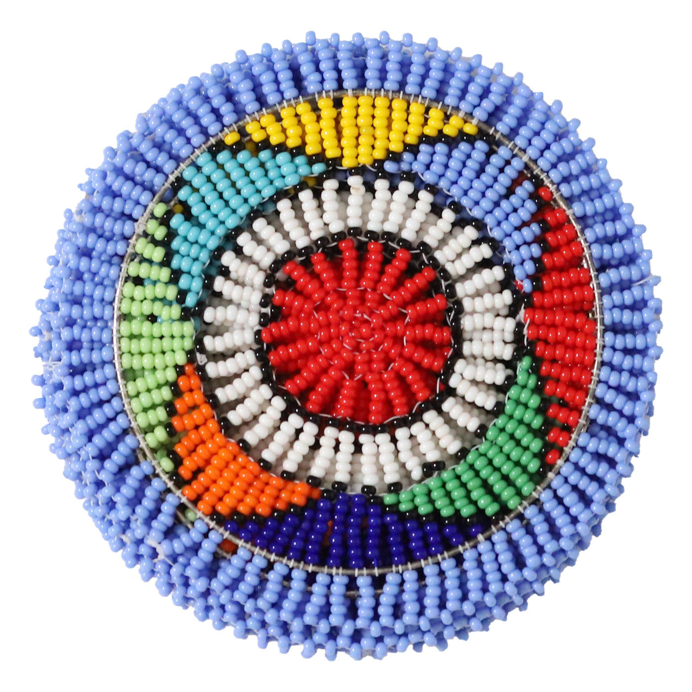 Beaded Coasters Set of Six | Made by Zimbabwean Artisans-3