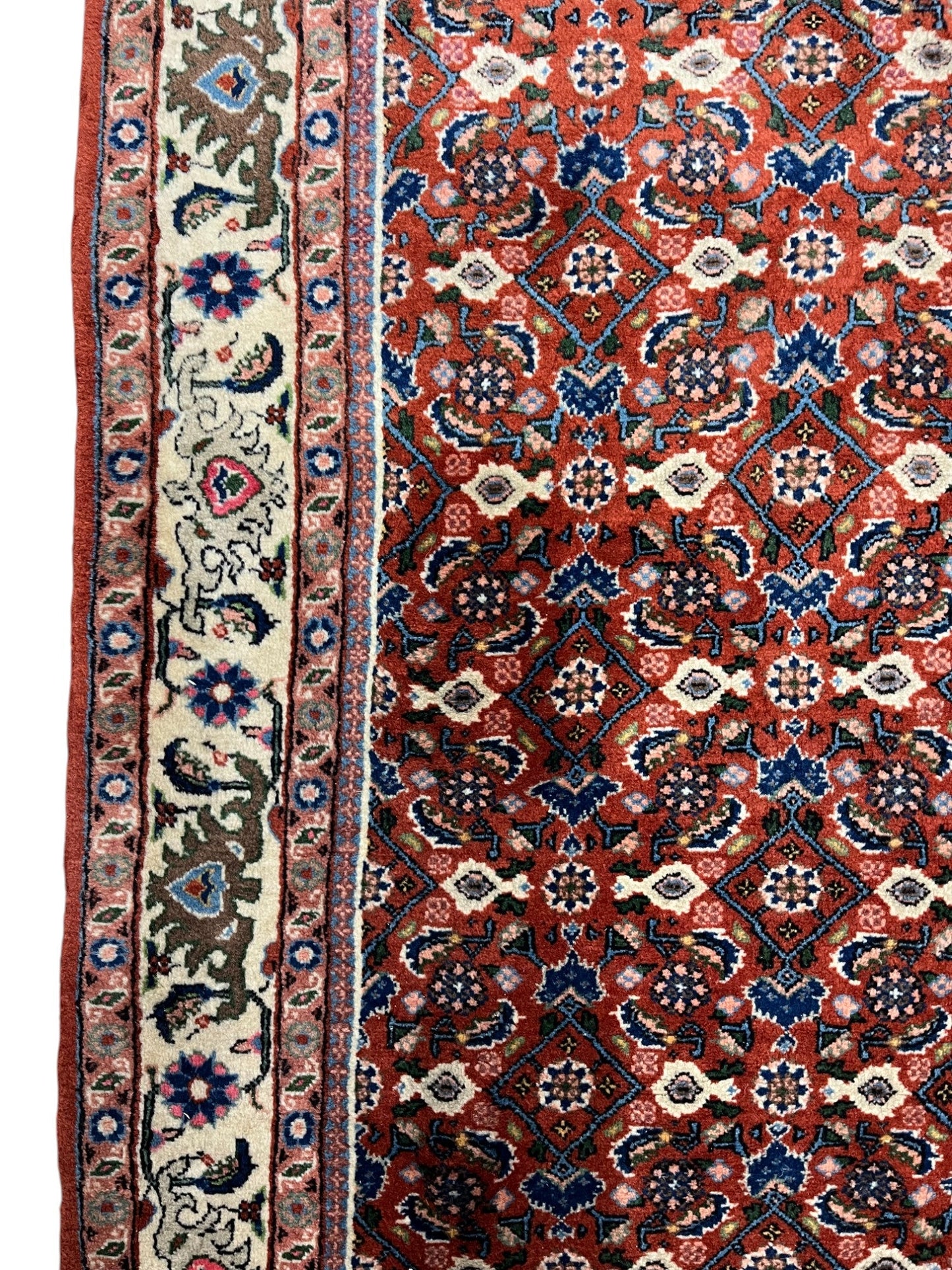 Bidjar Persian Vintage Hand Knotted Wool Rug - 185 x 100 cm