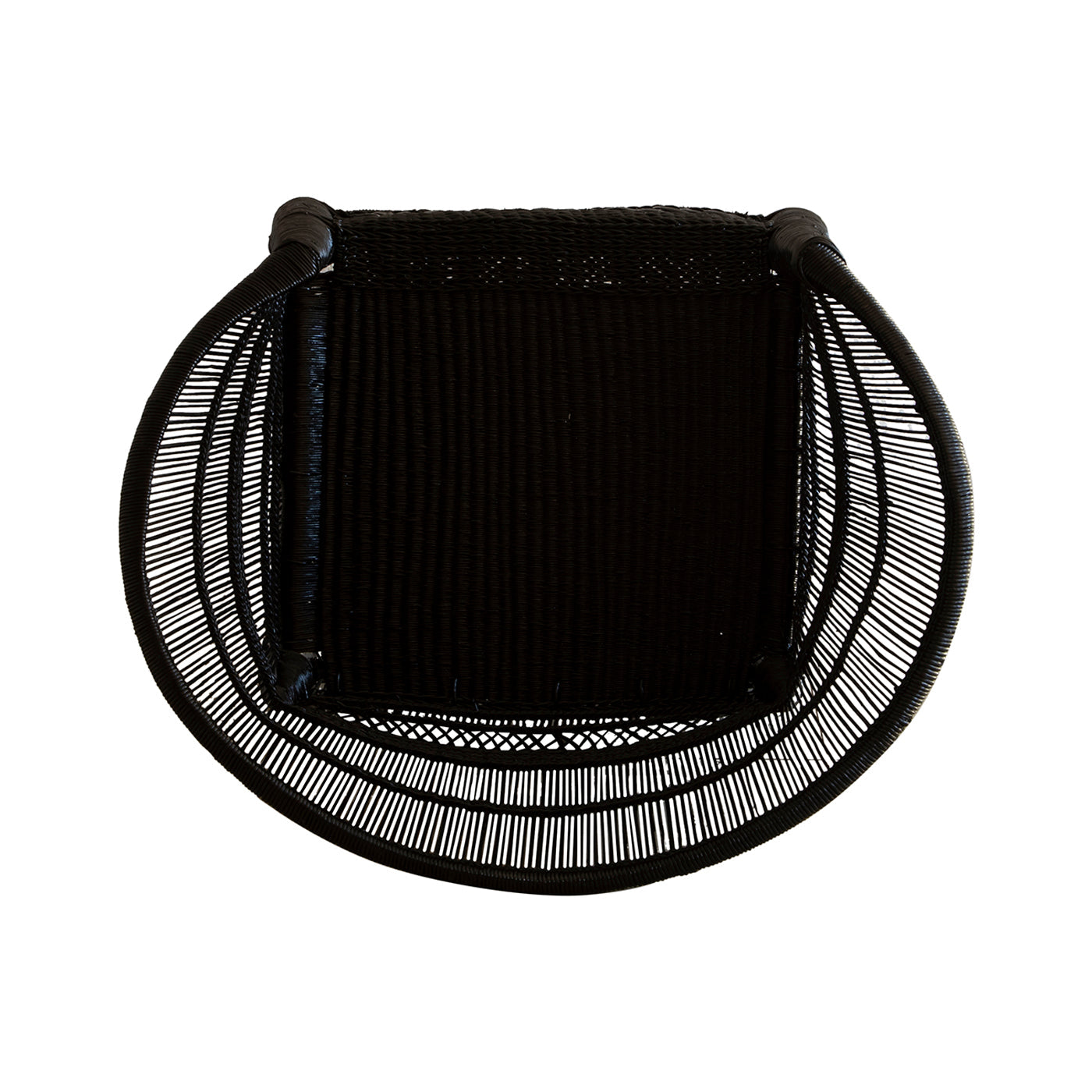 Malawi Cane Chair  | Black Handwoven in Malawi