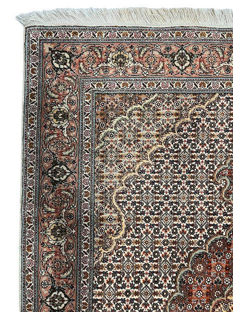 Tabriz Persian Vintage Hand Knotted Wool Rug - 150 x 100 cm