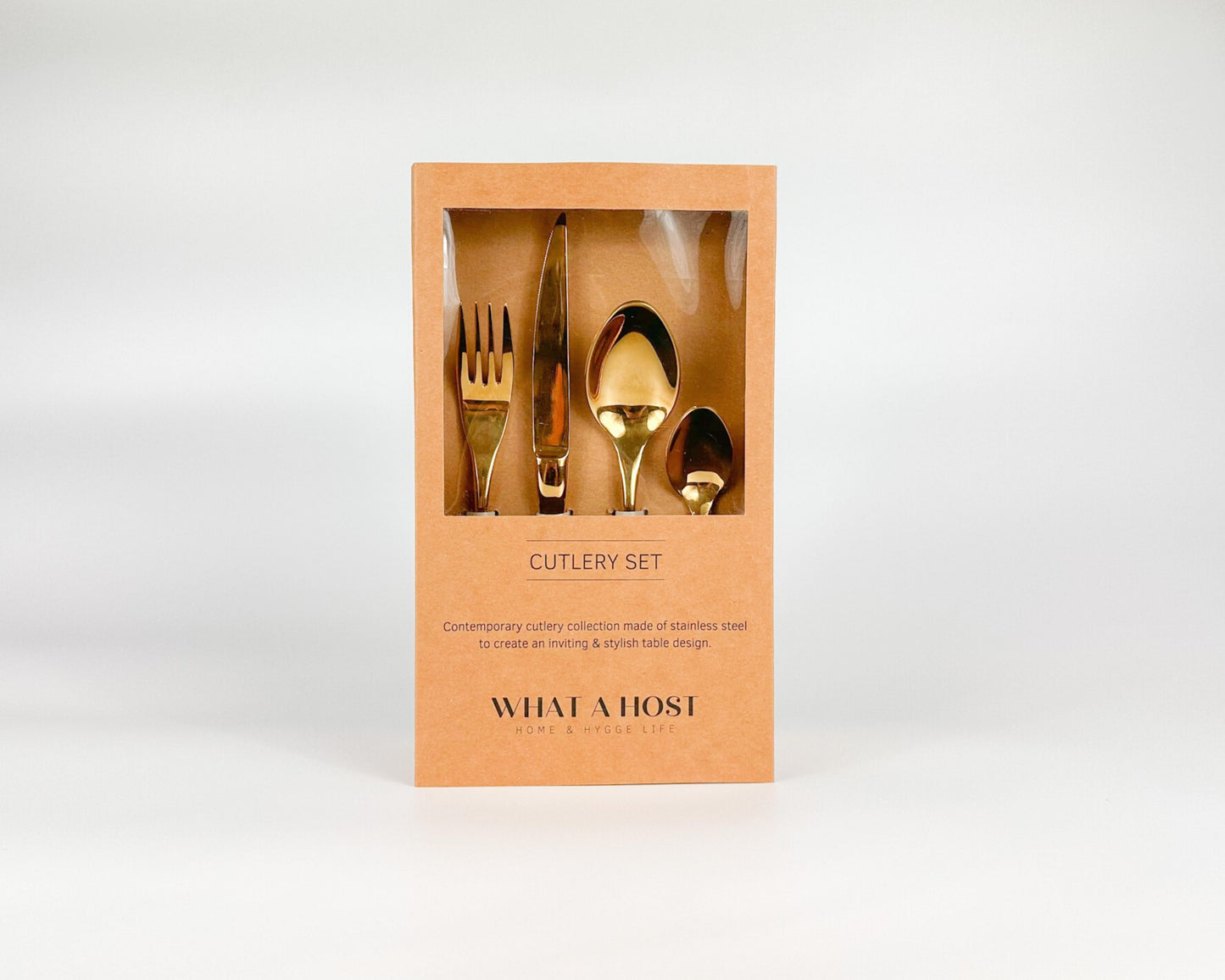 Milan Gold Stainless Steel Cutlery Sets x16/24 pieces