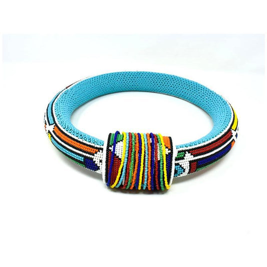 Ndebele Neck Ring with Tie 08-0