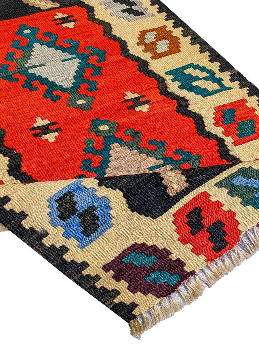 Symphony Flatweave Kilim Runner - 95 x 52 cm-3