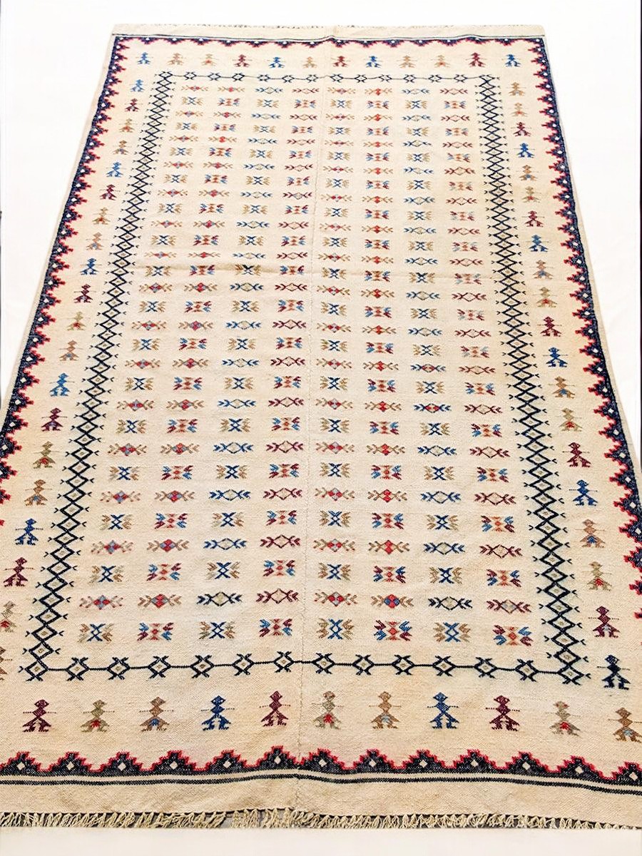 Turkish Vintage Kilim Rug - 211 x 95 cm
