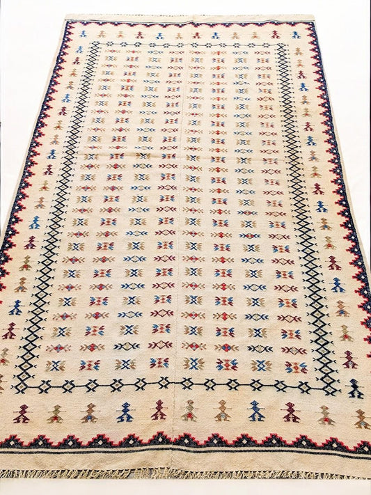 Turkish Vintage Kilim Rug - 211 x 95 cm