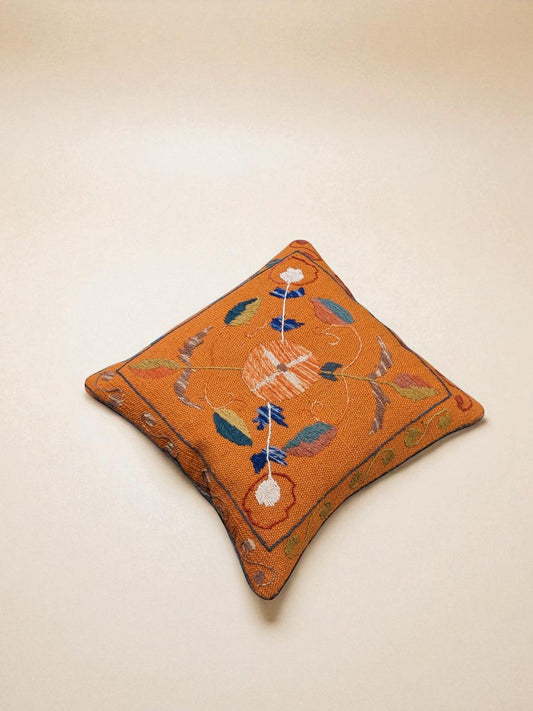 Suzani Hand Embroidered Cushion Cover - 45 x 45 cm