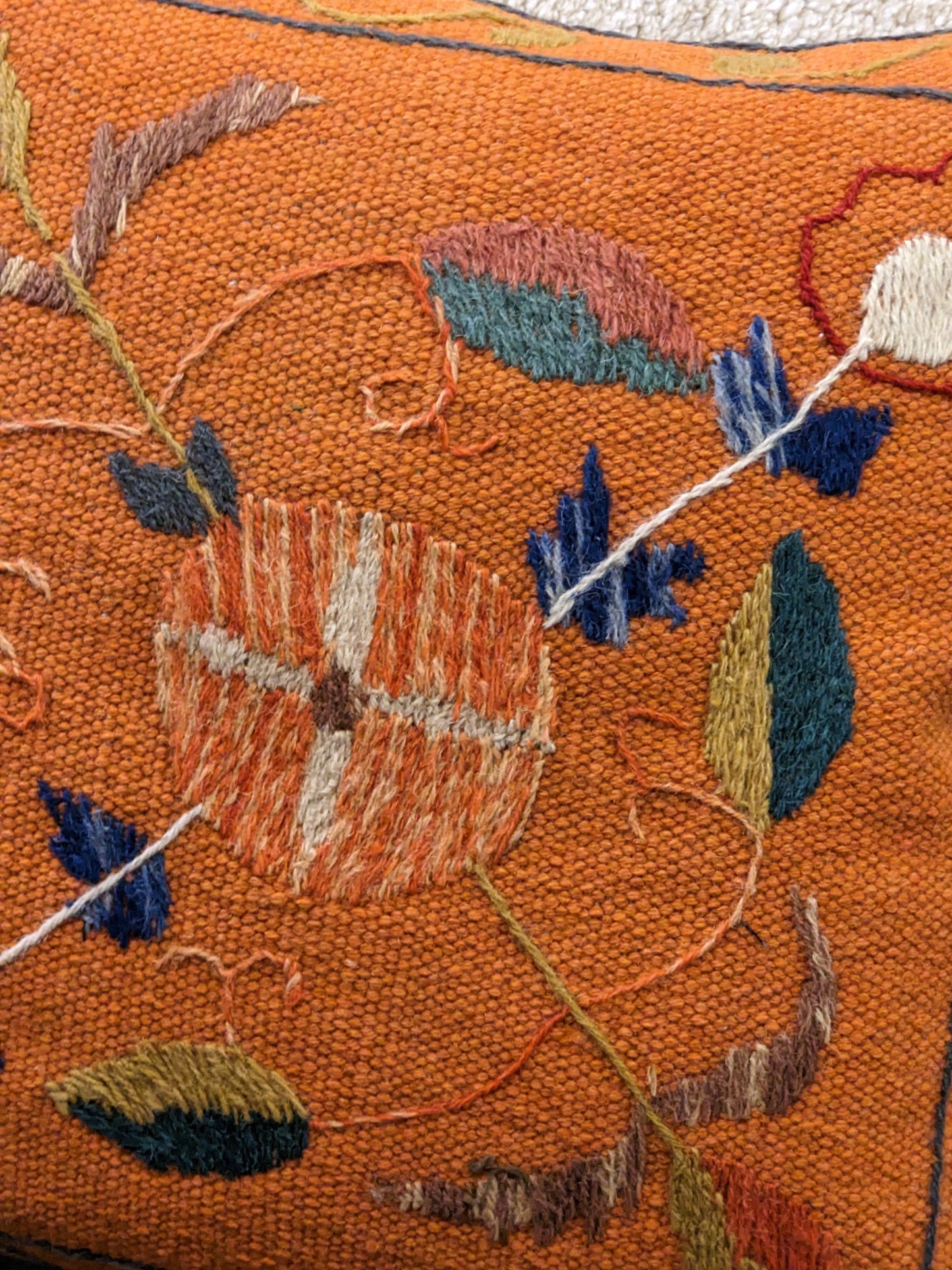 Suzani Hand Embroidered Cushion Cover - 45 x 45 cm