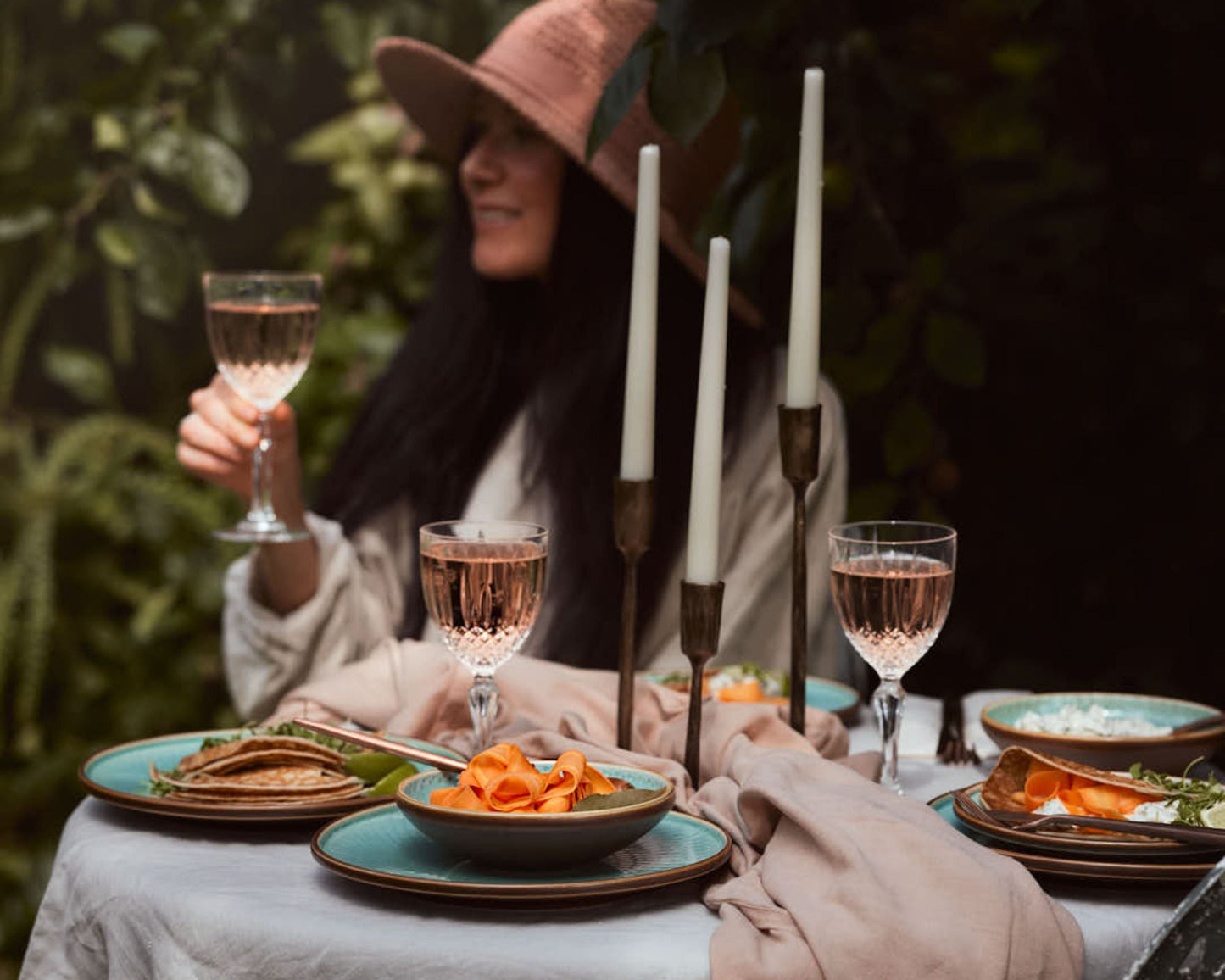 Josephine Porcelain Round Starter Plate