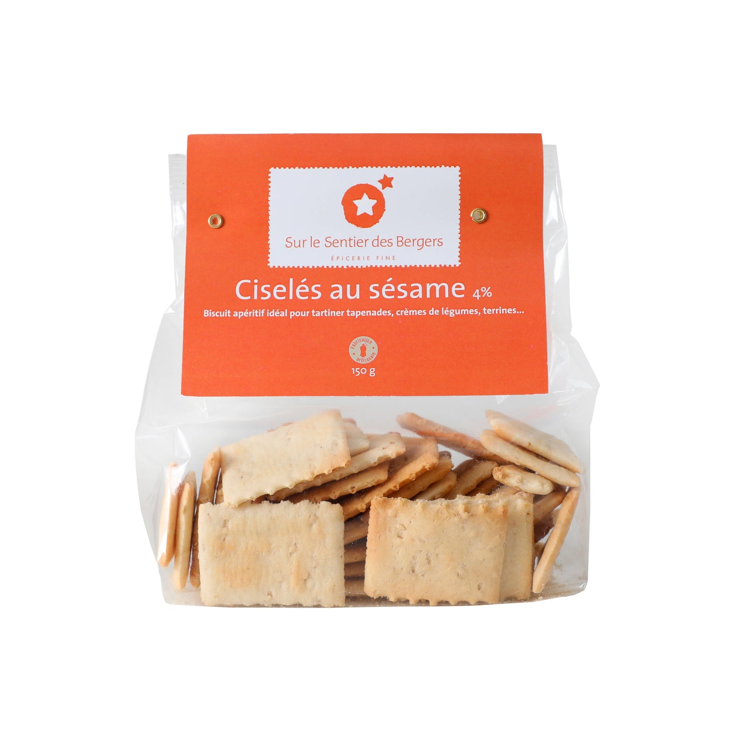 Chips de sésamo – Galletas saladas para picar