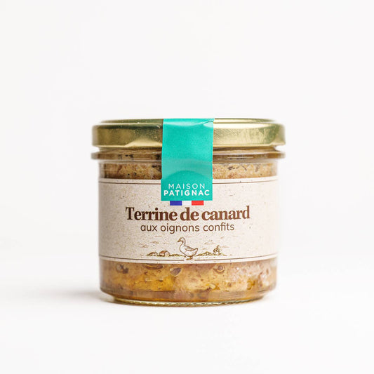 Terrina de pato con cebollas caramelizadas