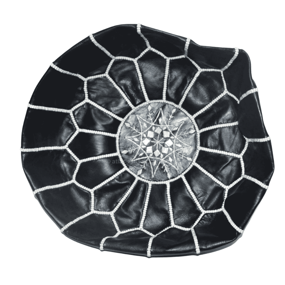 Leather Poufs Lamarocana