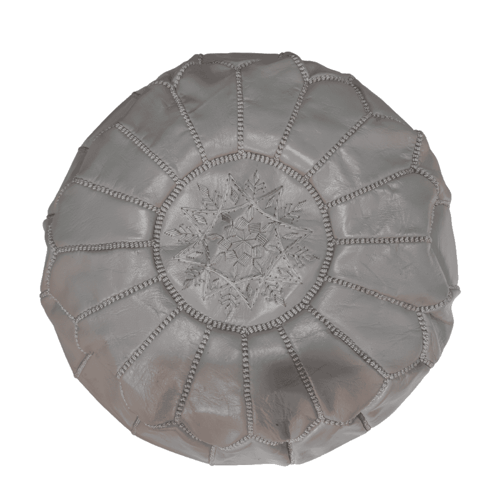 Leather Poufs Lamarocana