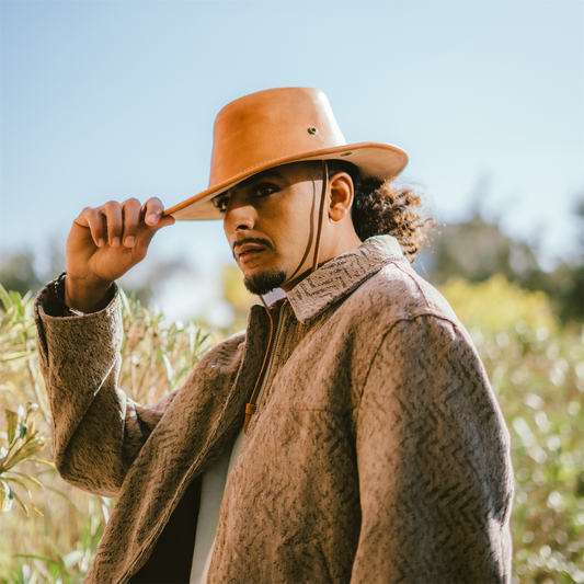 Leather Hat Chevalier